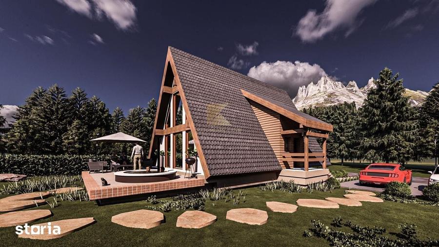 Casa noua in faza de proiect | A-frame | ideala investitie | Rasnov - 8