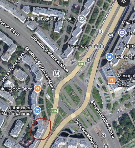 Apartament cu 2 camere decomandat în Obor