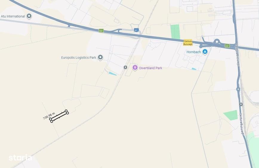 Teren Logistic 13.850 mp Chiajna, Str. Italia langa Hub Carrefour - 3