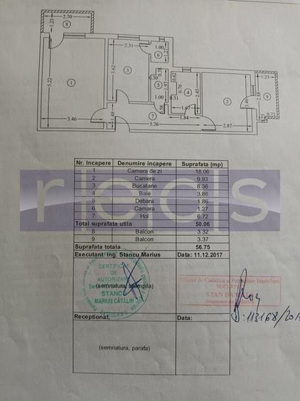 Apartament cu 2 camere decomandat, mobilat în Aviației