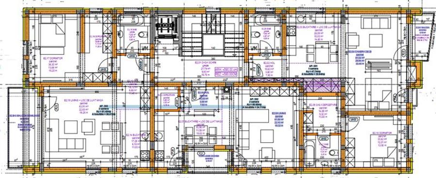 Apartament cu 2 camere decomandat în Tractorul