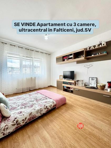 Apartament cu 3 camere decomandat, mobilat în Fălticeni