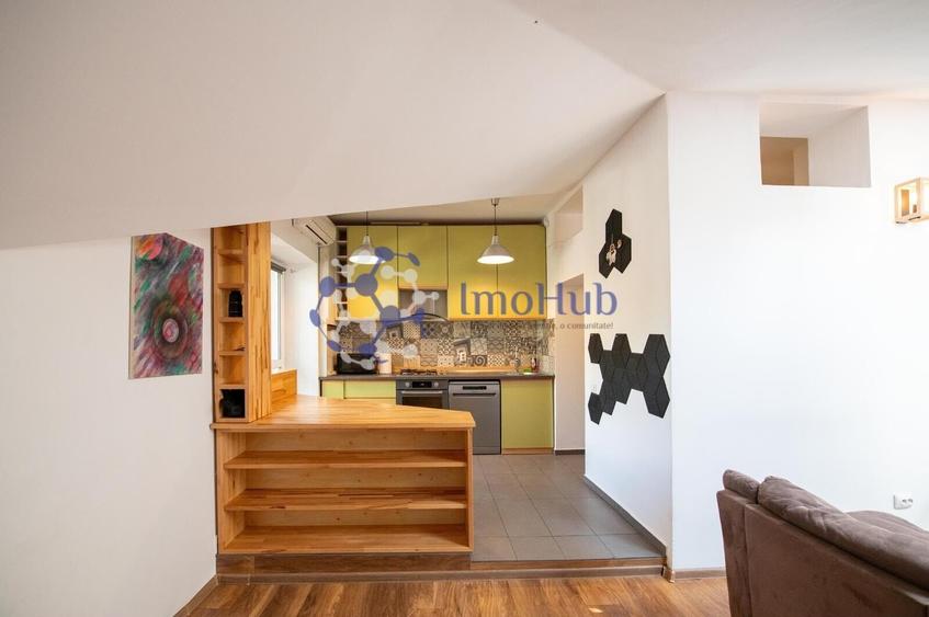 Apartament cu 2 camere, mobilat în Arcu