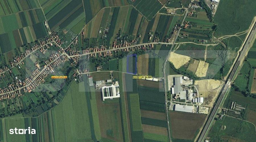 Teren de 9830 mp, în Galda de Jos