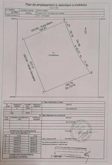 Teren de 10000 mp, în Exterior Vest