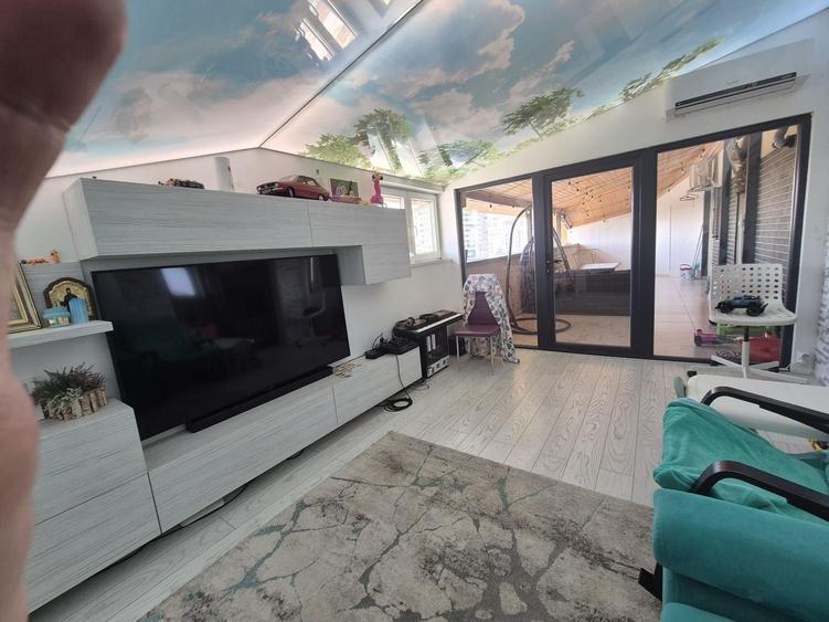 Penthouse cu 4 camere decomandat, mobilat în Theodor Pallady