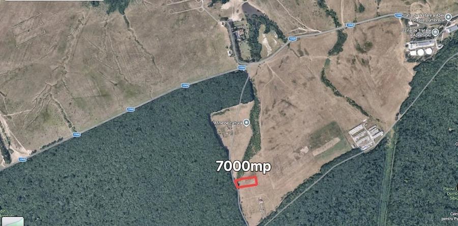 Teren de 7000 mp, în Central