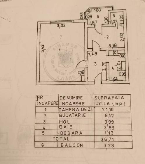 Apartament 1 camera, zona Calarasi 4, etaj 2. - 6