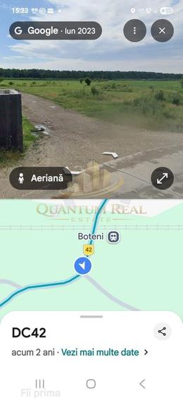 Teren agricol extravilan de 13500 mp, în Boteni