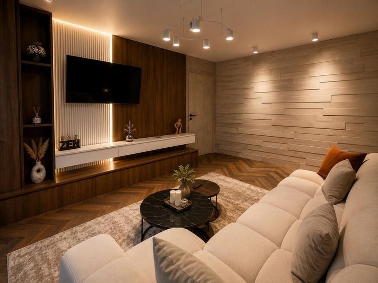 Apartament cu 3 camere semidecomandat, mobilat în Ștefan cel Mare