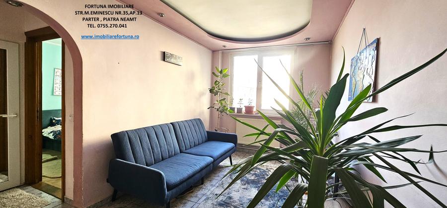 Apartament cu 3 camere decomandat în Central