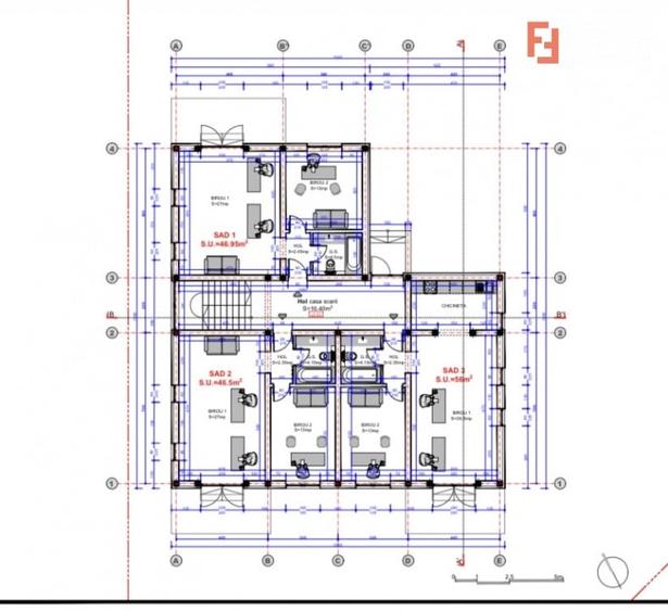 Apartament cu 2 camere decomandat în Moșnița Nouă