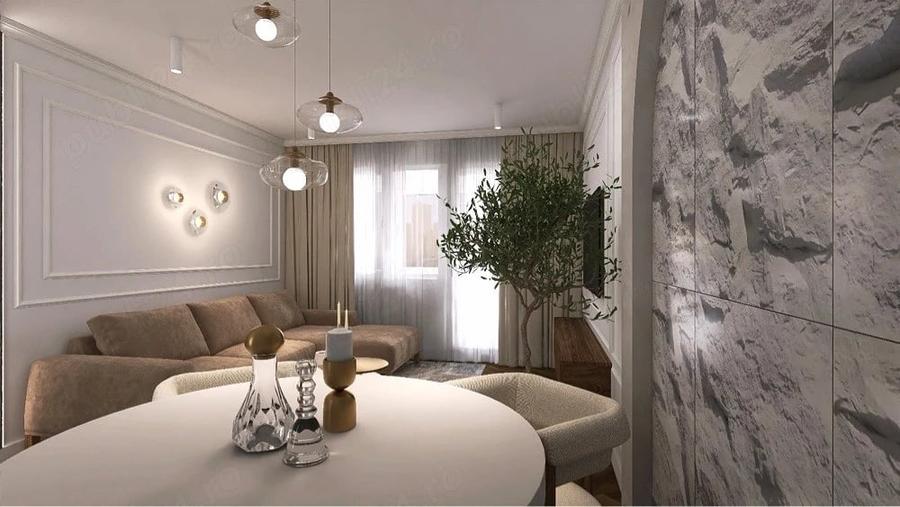 Apartament cu 3 camere decomandat în Ultracentral