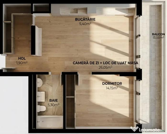 OPORTUNITATE! Ansamblu NZEB! 2 Camere si terasa, Dambul-Rotu - Cluj-Napoca (Cluj) - 2