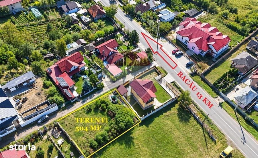 Teren de 504 mp, în Mărgineni