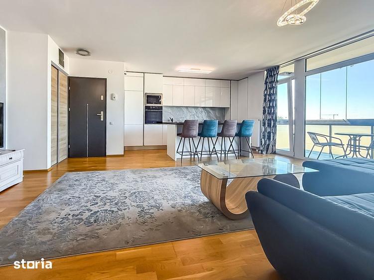 Apartament cu 3 camere, mobilat în Central