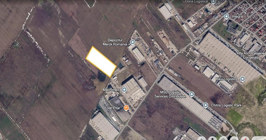 Teren Construcții intravilan de 21500 mp, în Chitila