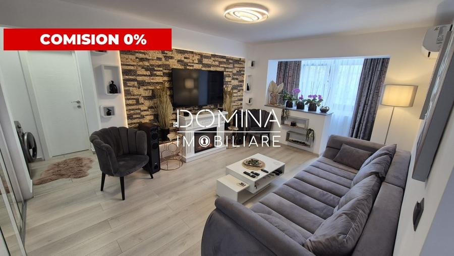 Apartament cu 3 camere semidecomandat, mobilat în Rovinari