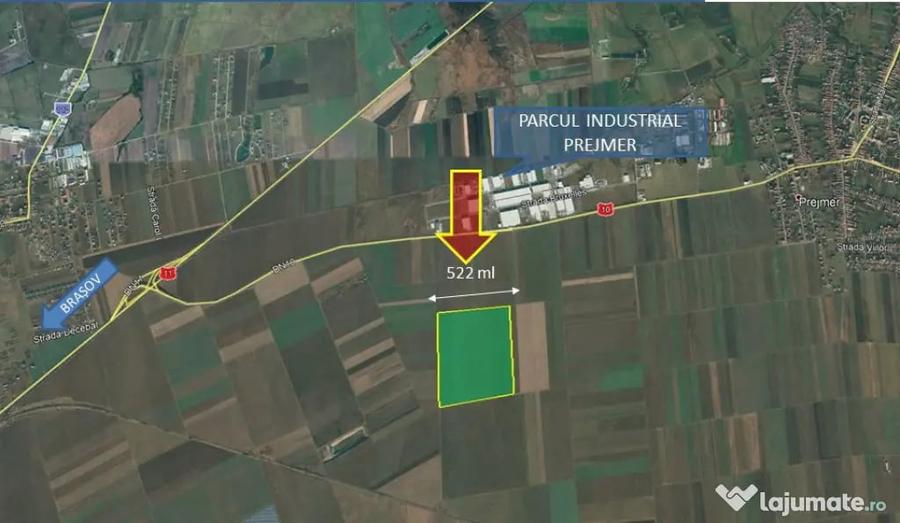 Teren de 324800 mp, în Prejmer