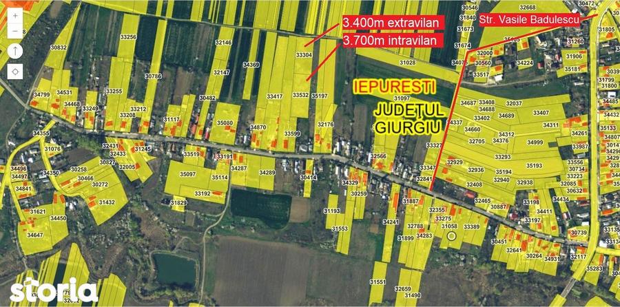 Teren de 7100 mp, în Iepurești