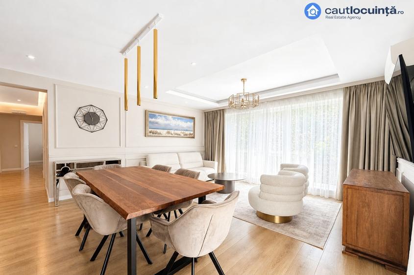 Apartament cu 4 camere decomandat, mobilat în Băneasa