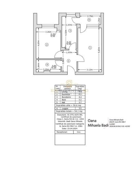 Apartament cu 2 camere decomandat în Berceni