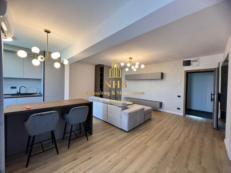 Apartament cu 2 camere nedecomandat, mobilat în Doamna Ghica