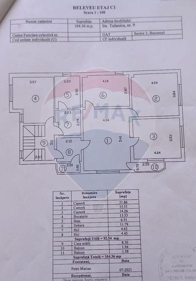Casă individuală cu 7 camere cu Teren 1052 Mp în Industriilor