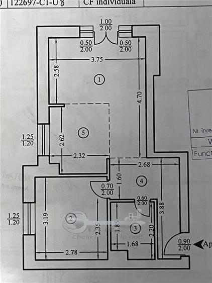 Apartament cu 2 camere decomandat în Tătărași