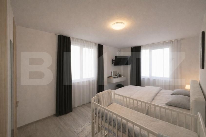 Apartament cu 2 camere semidecomandat, mobilat în Florești — fotografia 2