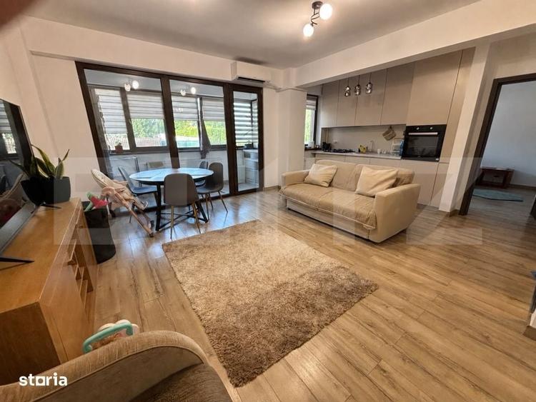 Apartament cu 2 camere semidecomandat în Miroslava