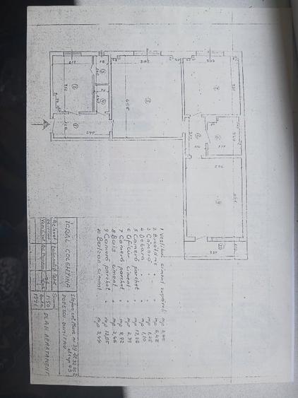 Apartament cu 3 camere semidecomandat în Ștefan cel Mare