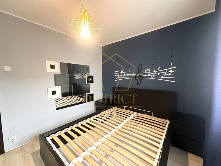 Apartament cu 2 camere semidecomandat, mobilat în Girocului