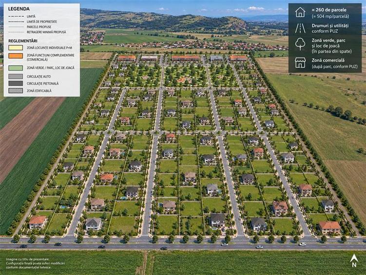 Teren intravilan de 500 mp, în Bod