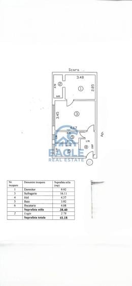 Comision 0% - KM 4-5 Apartament 2 Camere semidecomandat cu centrala - 16
