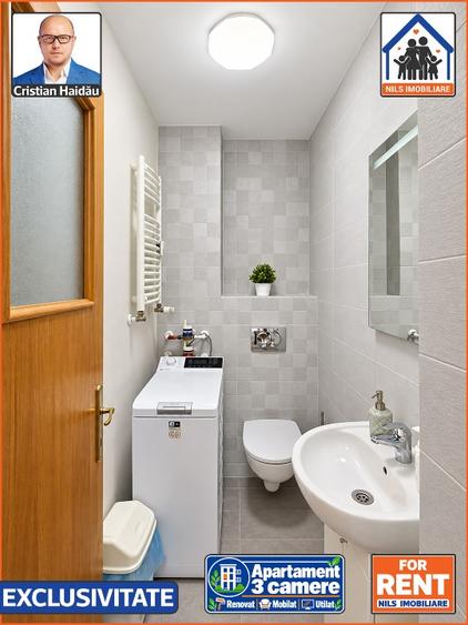 Apartament cu 3 camere decomandat în Unirii