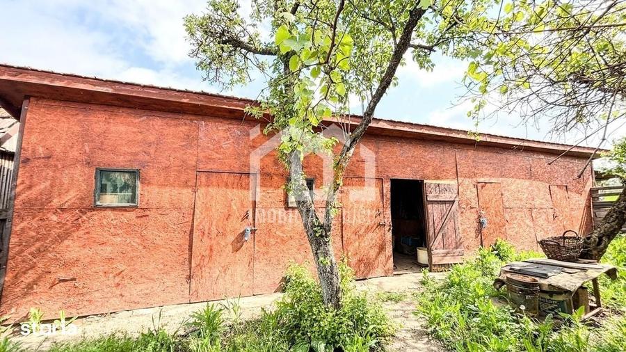 Casă cu 2 camere cu Teren 1000 Mp în Jucu