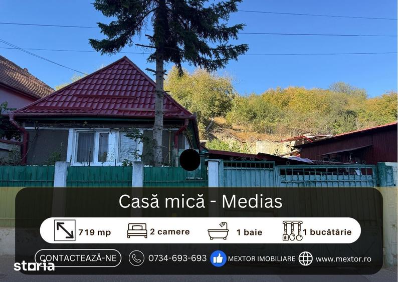 Casă cu 2 camere cu Teren 719 Mp în Central