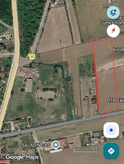 Teren de 5800 mp, în Zăicești