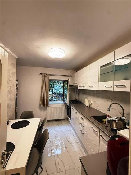 Apartament cu 3 camere semidecomandat, mobilat în Malu Roșu