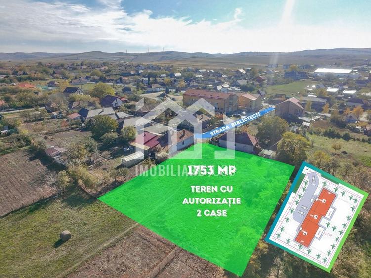Teren Construcții intravilan de 1753 mp, în Jucu de Sus