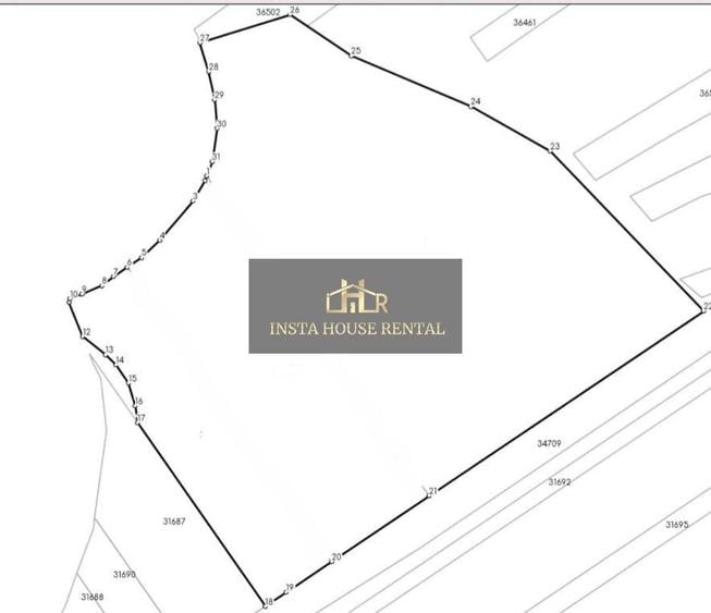 Teren Construcții intravilan de 49283 mp, în Vânătorii Mici