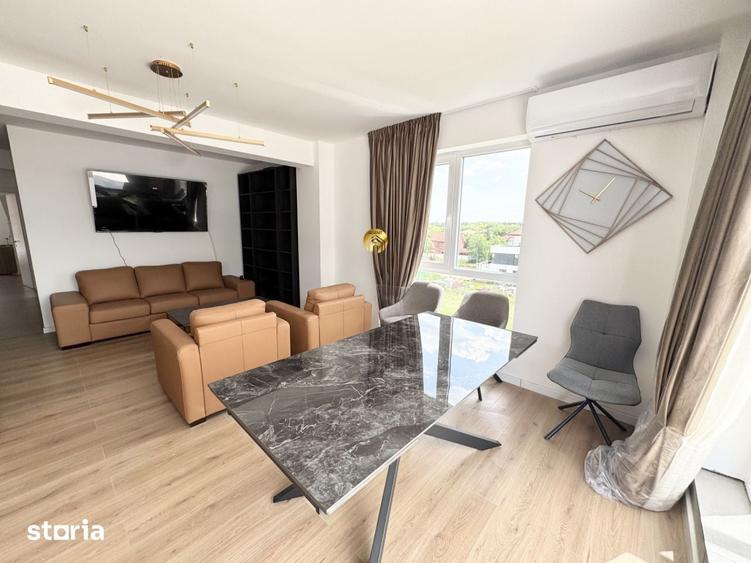 Apartament cu 3 camere, mobilat în Central