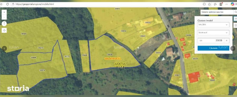 Teren de 3300 mp, în Sălătrucel