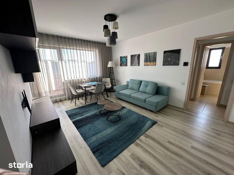 Apartament cu 2 camere, mobilat în Băneasa