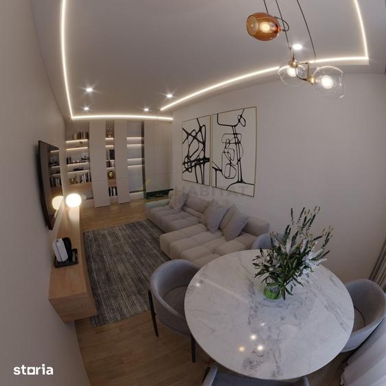 Apartament cu 2 camere decomandat în Tunari