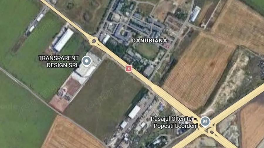 Popesti Leordeni, teren intravilan 2,8ha, deschidere 70mp la sosea - 1