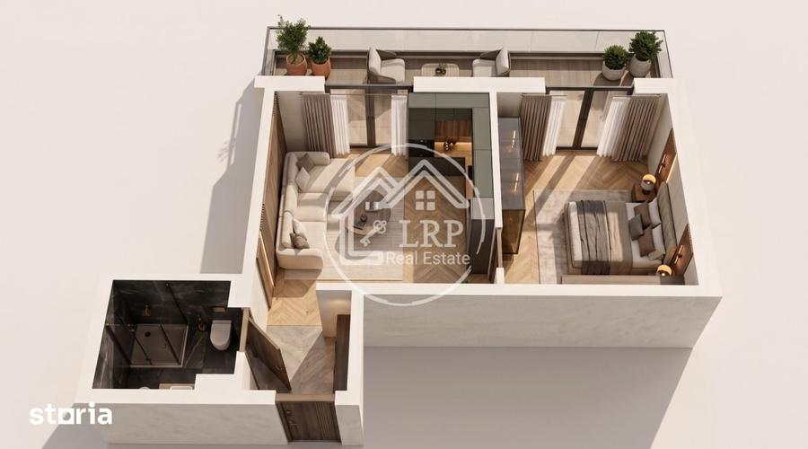 Apartament cu 2 camere în Nord