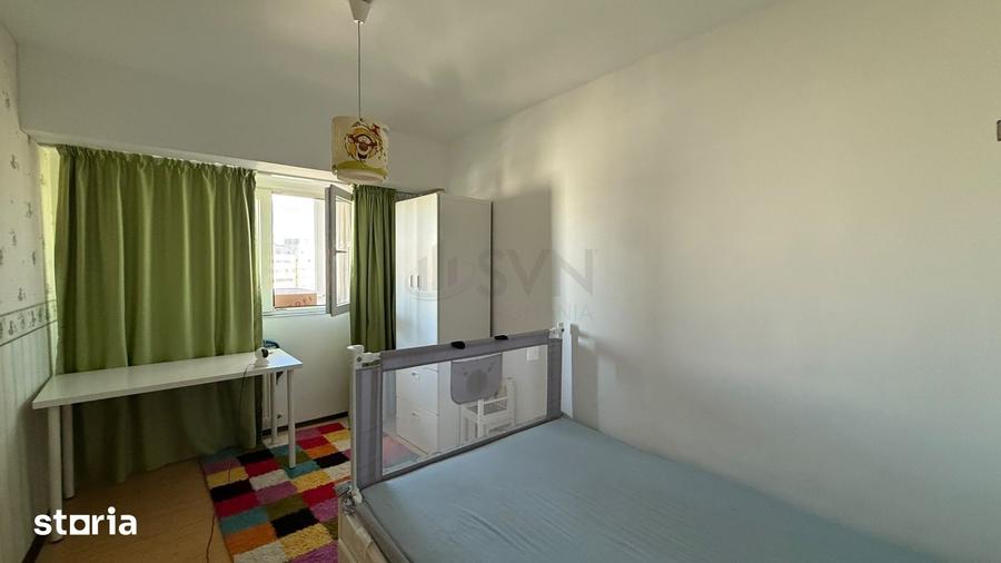 Apartament cu 3 camere decomandat, mobilat în Tei