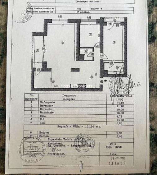 Apartament cu 3 camere în Dristor